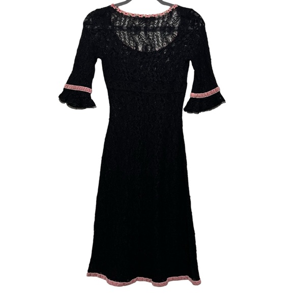betsey johnson black butterfly dress Women's Midnight Bloom Dress in Black | Size Small
